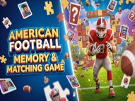 American Football Memory Matching Game