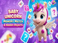 Baby Unicorn Memory Match Hidden Objects
