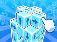 Disassemble The Cube Wooden In 3d