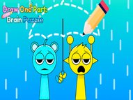 Draw One Part Brain Puzzle