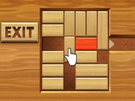 Exit Unblock Red Wood Block