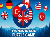 Flag Merging Puzzle Game