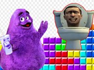 Grimace Shake And Skibidi Tetris