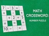 Math Crossword Number Puzzle
