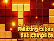 Relaxing Cubes And Campfire