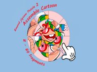 Round Jigsaw Puzzle 2 Assemble Cartoon