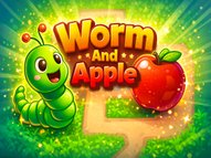 Worm And Apple